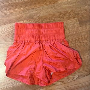 free people the way home shorts red size M